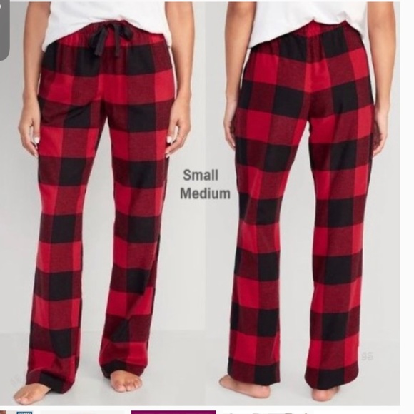 Old Navy Other - OLD NAVY Flannel Pajama Pants Black White Buffalo Plaid holiday fall cozy warm